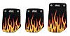 27990 FIRE:PEDAL PADS_YELLOW