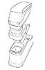 56081 FITTING FOR ARMREST FIAT SEDICI 03/06> SUZUKI SX4 03/06>