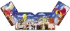 66245 3D SUNSHADE FRONT+WINGS PANEL:WB CHARACTERS