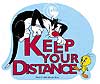 66362 MESSAGE-SIGN_KEEP YOUR DISTANCE