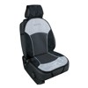 ELEGANCE:CAR SEAT CUSHION IN MICROFIBRE_GREY