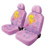 54639 TWEETY-FLOWER:PAIR OF FRONT SEAT COVERS_PINK
