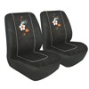 54856A FLORAL:PAIR OF FRONT SEAT COVERS_BLACK
