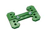 ART. 1712.9 - Green flange with 2 spikes