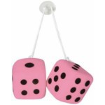 37653 LUCKY-VEGAS FUZZY-DICES_PINK