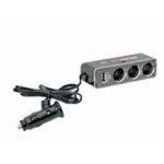 39048 DUAL-POWER:PRESA ACCENDISIGARI TRIPLA CON USB:12V
