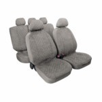 54952 MIKY:HIGH-QUALITY MICROFIBRE SEAT COVER SET_GREY