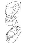 56093 FITTING FOR ARMREST KIA RIO 08/05>