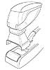 56144 FITTING FOR ARMREST OPEL ASTRA F 09/91>08/02