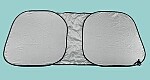 COLLAPSIBLE SILVER-REFLECTIVE FRONT SUNSHADE_68X145 CM