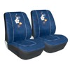 54857A FLORAL:PAIR OF FRONT SEAT COVERS_BLUE