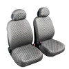 BIBA:PAIR OF HIGH-QUALITY COTTON FRONT SEAT COVERS_GREY