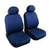 BIBA:PAIR OF HIGH-QUALITY COTTON FRONT SEAT COVERS_DARK BLUE