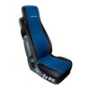 ELISA:POLYESTER/LEATHERETTE TRUCK SEAT COVER_BLUE/BLACK